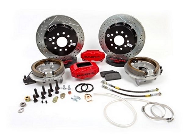 13" Rear SS4+ Brake System with Park Brake - Silver